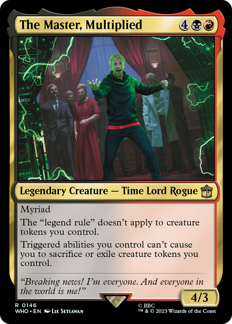 The Master, Multiplied [Doctor Who] | Rook's Games and More