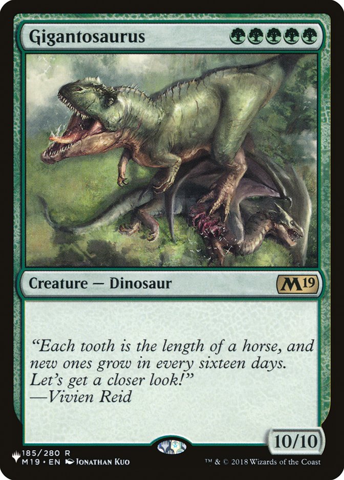 Gigantosaurus [The List] | Rook's Games and More