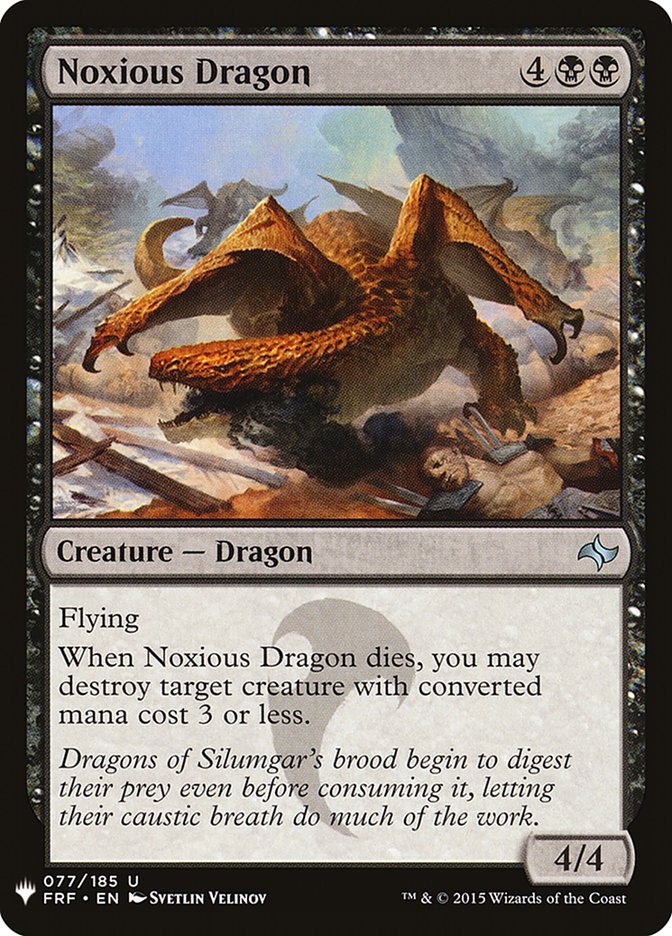 Noxious Dragon [Mystery Booster] | Rook's Games and More