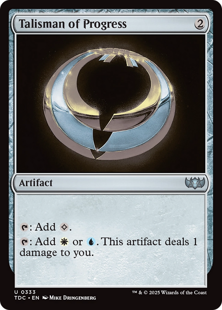 Talisman of Progress [Tarkir: Dragonstorm Commander] | Rook's Games and More