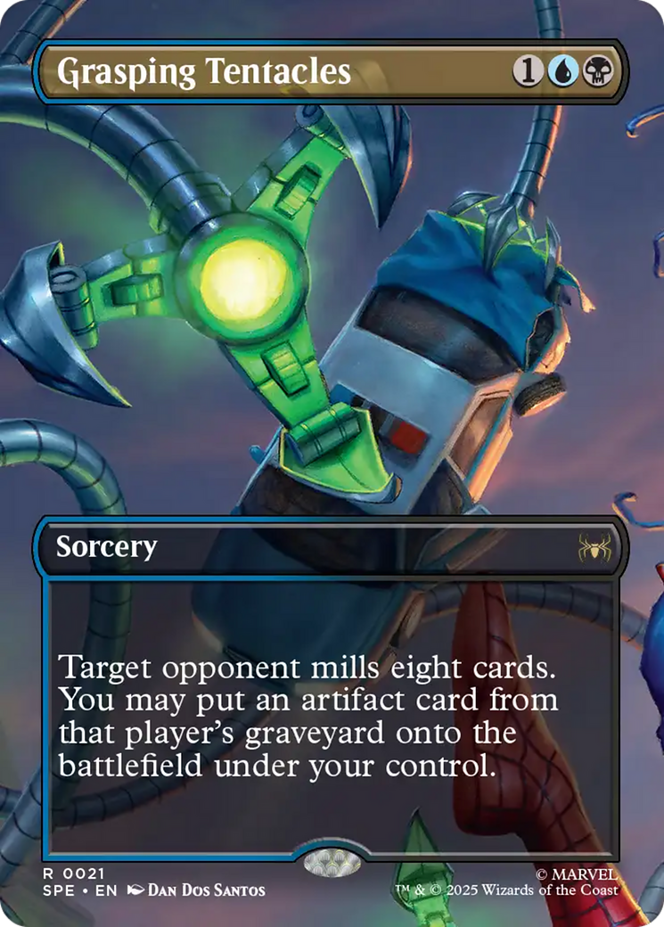 Grasping Tentacles (Borderless) [Marvel's Spider-Man: Eternal-Legal] | Rook's Games and More