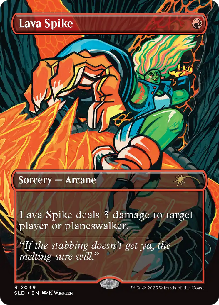Lava Spike (2049) [Secret Lair Drop Series] | Rook's Games and More