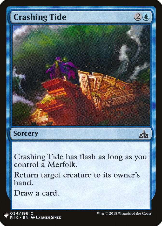 Crashing Tide [Mystery Booster] | Rook's Games and More