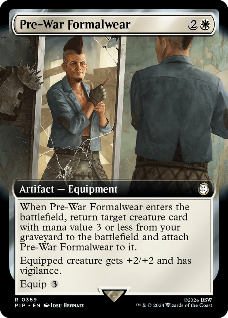 Pre-War Formalwear (Extended Art) [Fallout] | Rook's Games and More