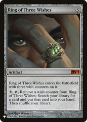 Ring of Three Wishes [The List] | Rook's Games and More