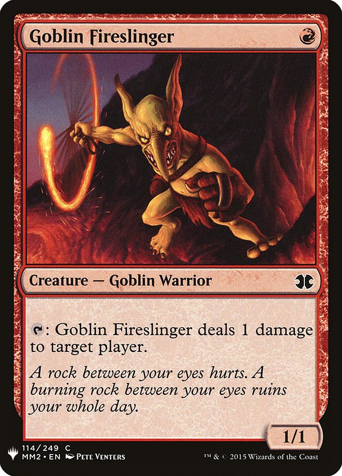 Goblin Fireslinger [Mystery Booster] | Rook's Games and More