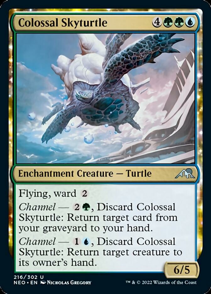 Colossal Skyturtle [Kamigawa: Neon Dynasty] | Rook's Games and More