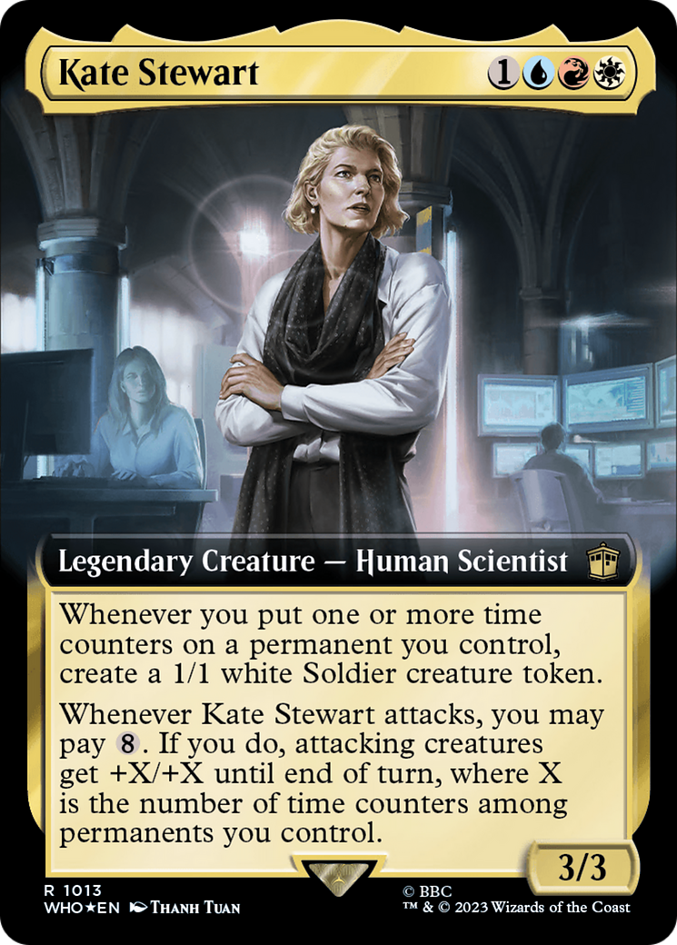 Kate Stewart (Extended Art) (Surge Foil) [Doctor Who] | Rook's Games and More