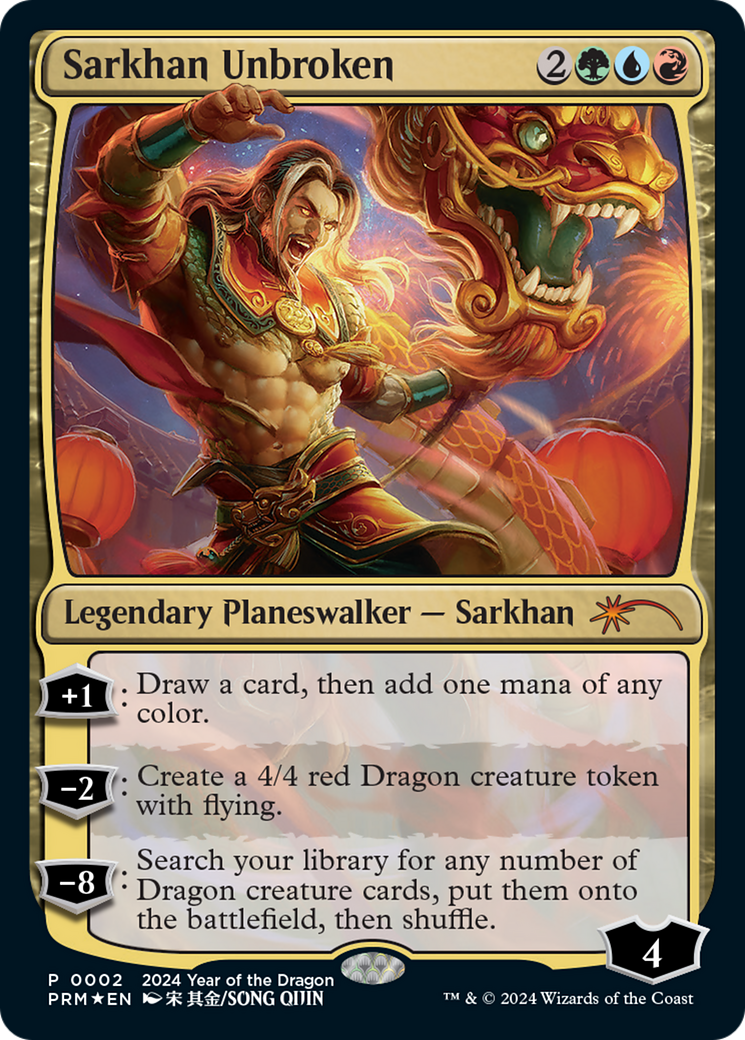 Sarkhan Unbroken (Year of the Dragon 2024) [Standard Showdown Promos] | Rook's Games and More