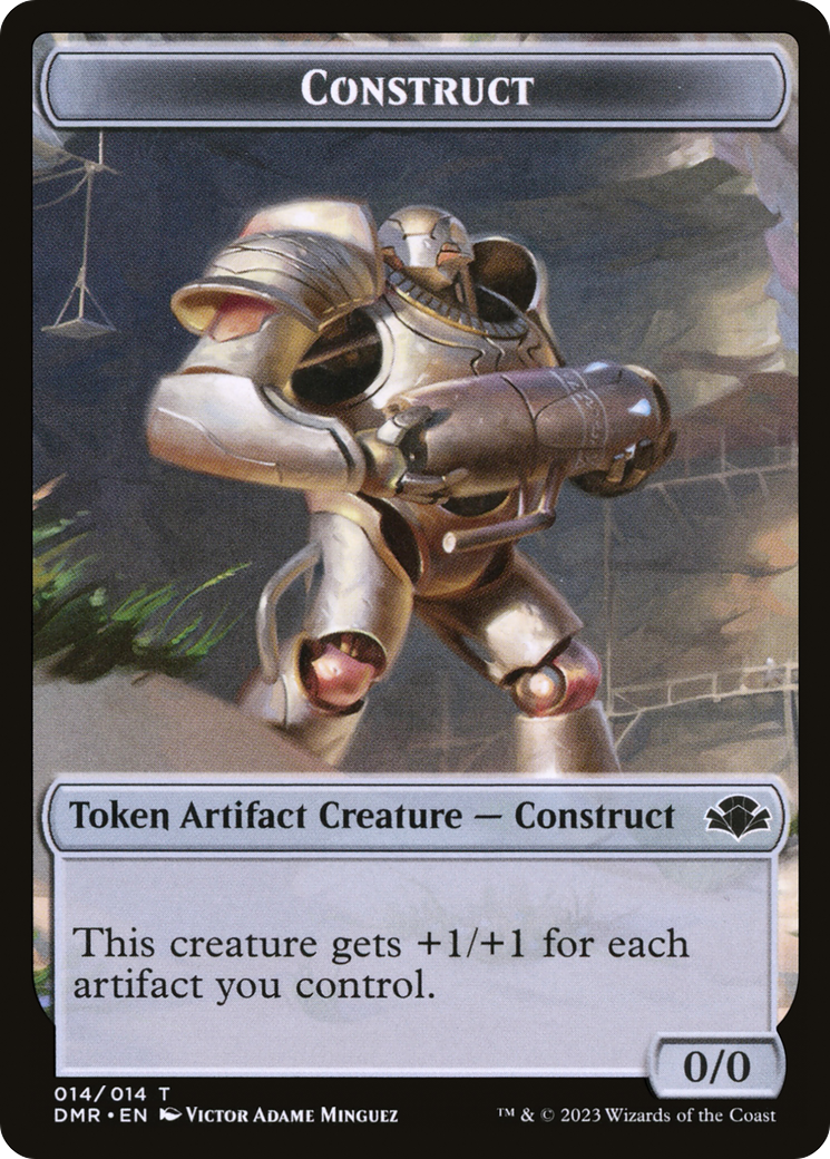 Construct Token [Dominaria Remastered Tokens] | Rook's Games and More