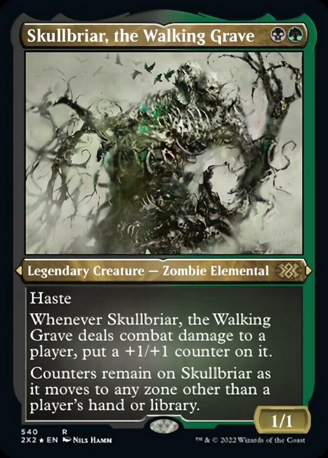 Skullbriar, the Walking Grave (Foil Etched) [Double Masters 2022] | Rook's Games and More