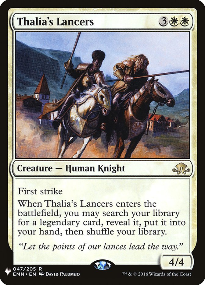 Thalia's Lancers [The List] | Rook's Games and More