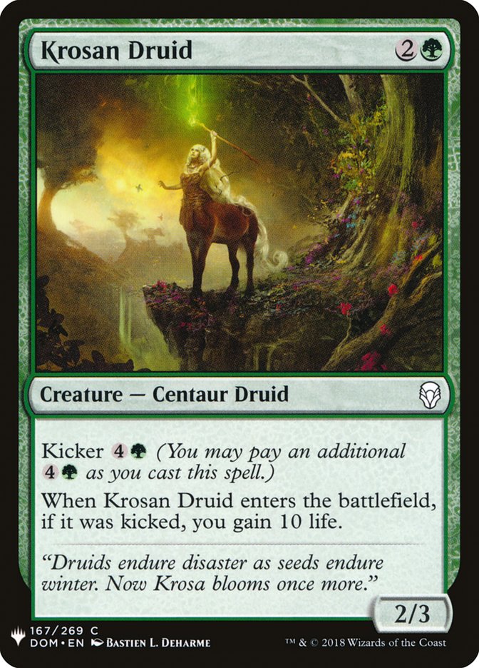 Krosan Druid [Mystery Booster] | Rook's Games and More