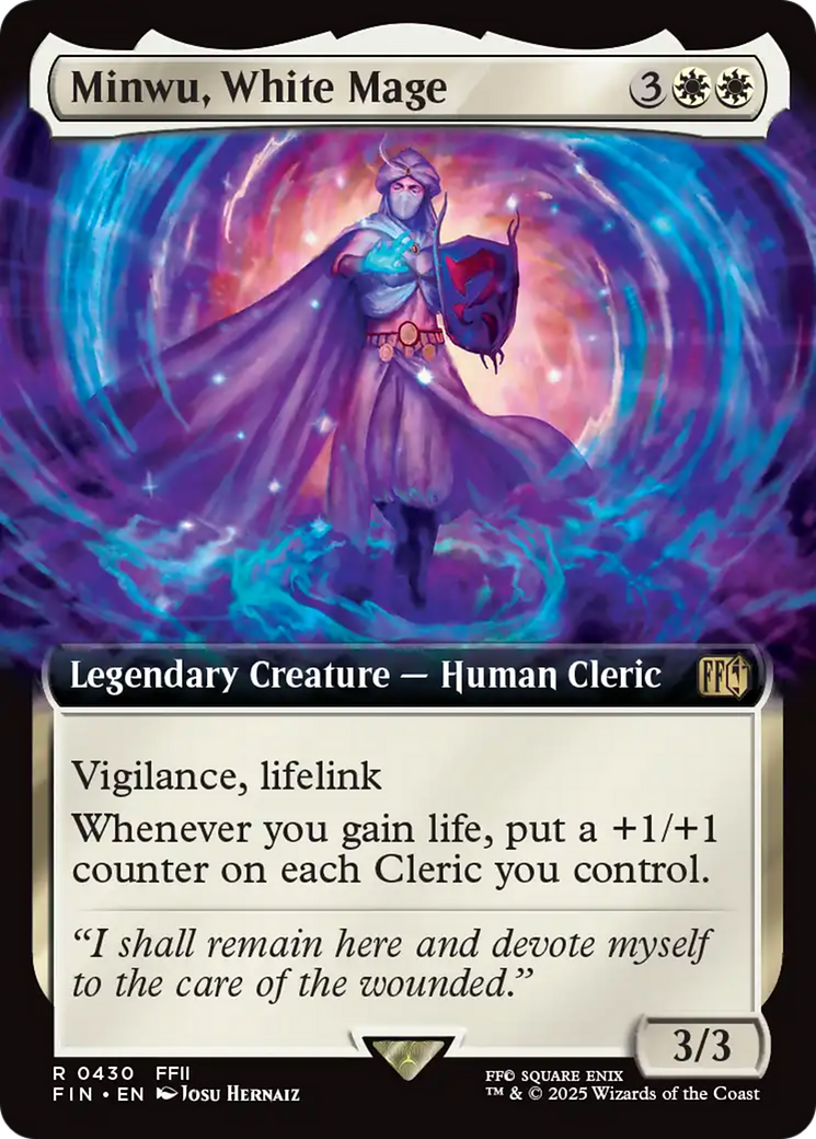 Minwu, White Mage (Extended Art) [FINAL FANTASY] | Rook's Games and More