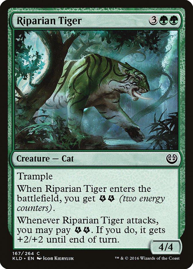 Riparian Tiger [Kaladesh] | Rook's Games and More
