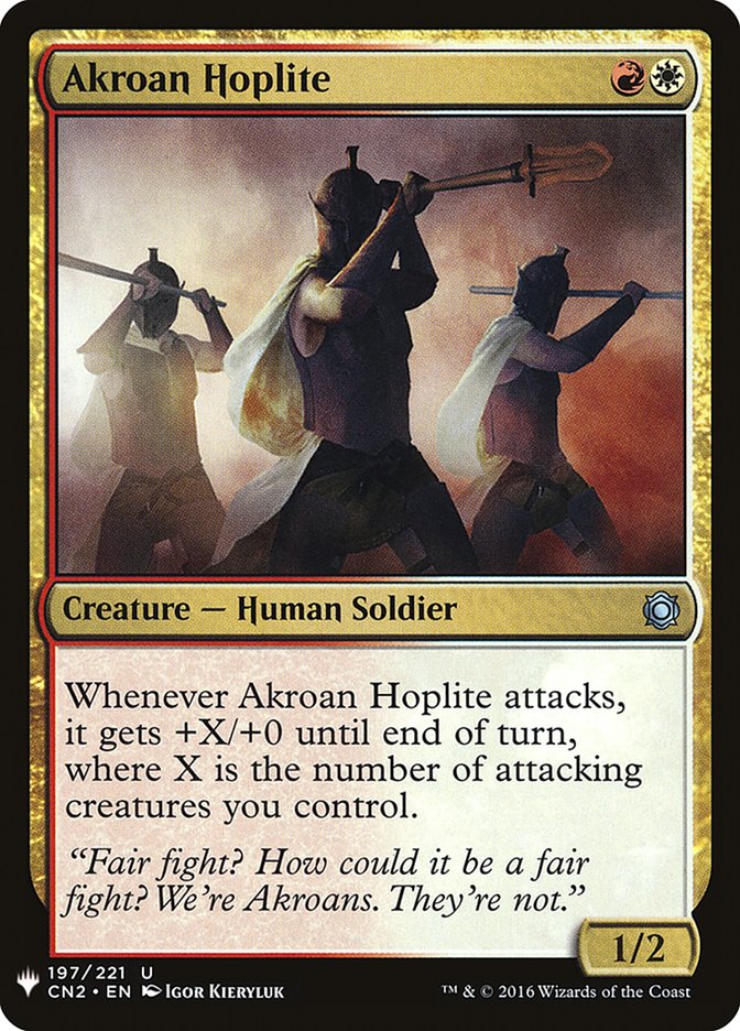 Akroan Hoplite [Mystery Booster] | Rook's Games and More