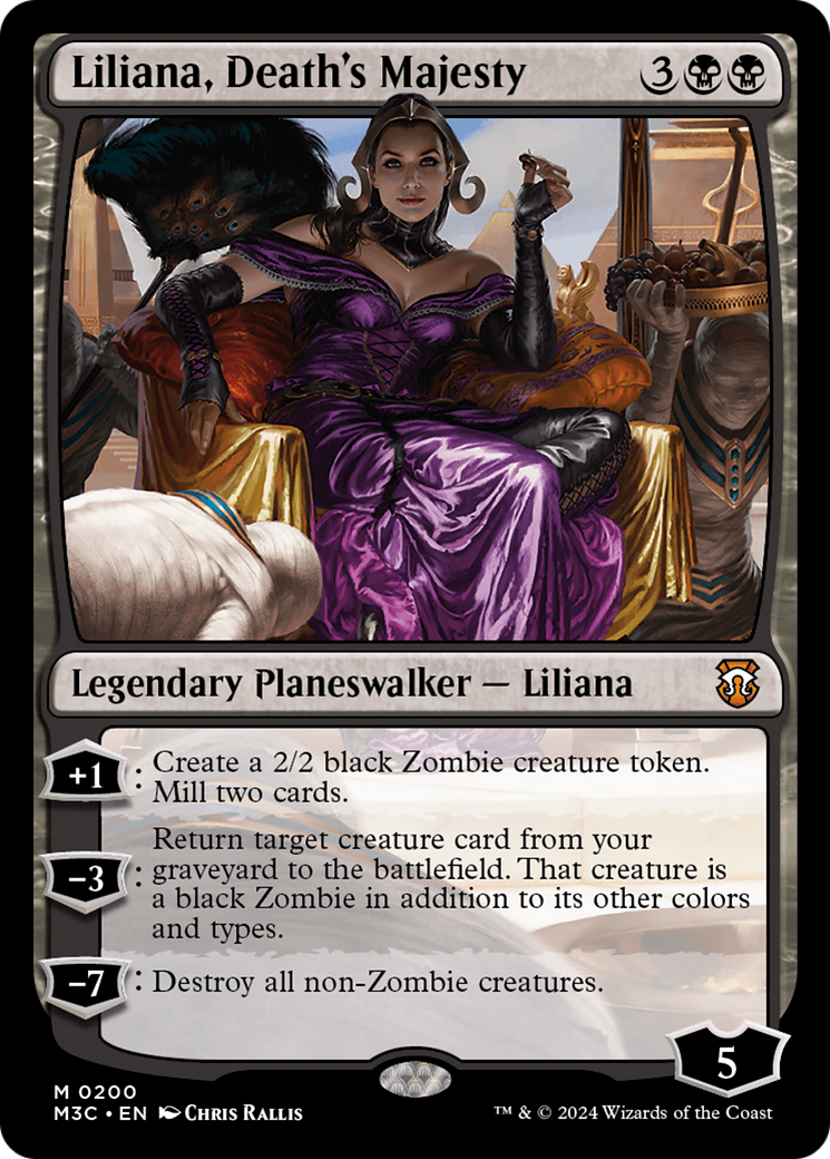 Liliana, Death's Majesty (Ripple Foil) [Modern Horizons 3 Commander] | Rook's Games and More