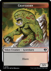 Thopter // Graveborn Double-Sided Token [Commander Masters Tokens] | Rook's Games and More