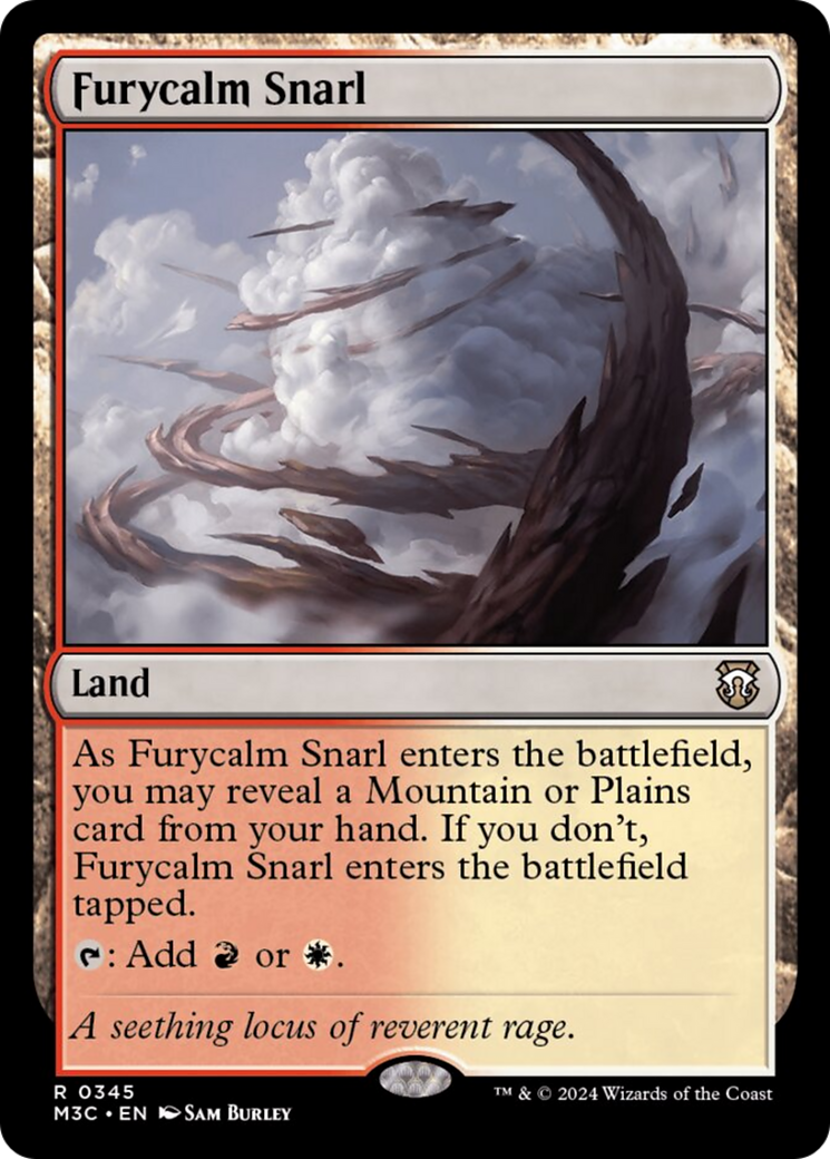 Furycalm Snarl (Ripple Foil) [Modern Horizons 3 Commander] | Rook's Games and More