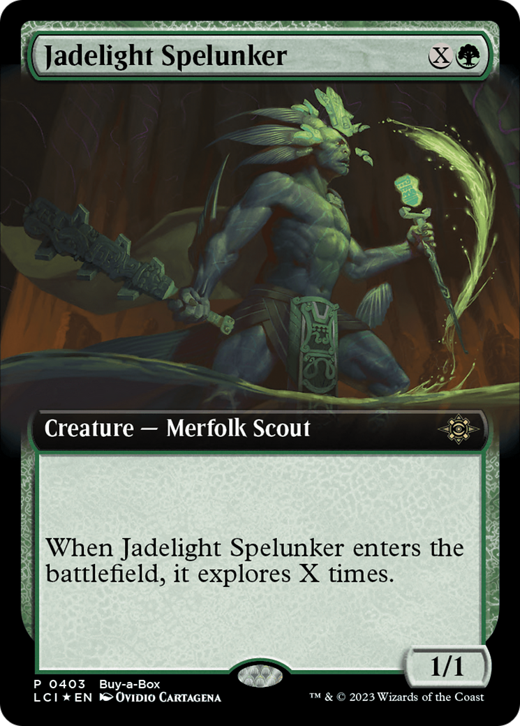 Jadelight Spelunker (Extended Art) (Buy-A-Box) [The Lost Caverns of Ixalan Promos] | Rook's Games and More