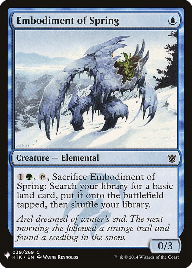 Embodiment of Spring [Mystery Booster] | Rook's Games and More