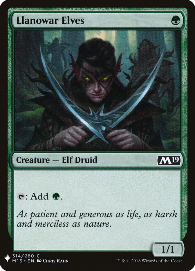 Llanowar Elves [Mystery Booster] | Rook's Games and More