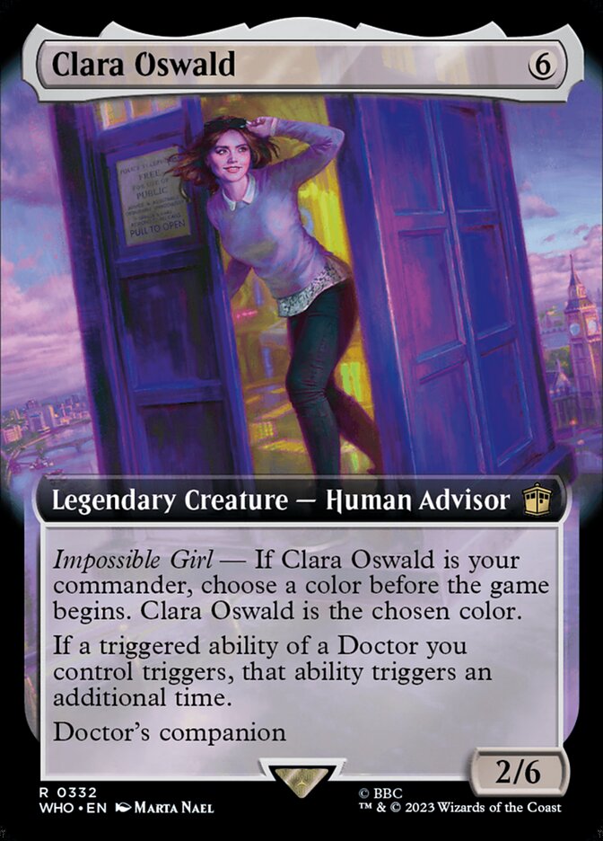 Clara Oswald (Extended Art) [Doctor Who] | Rook's Games and More