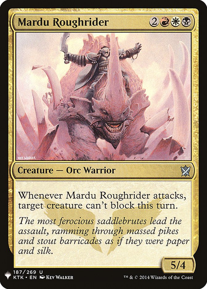 Mardu Roughrider [Mystery Booster] | Rook's Games and More