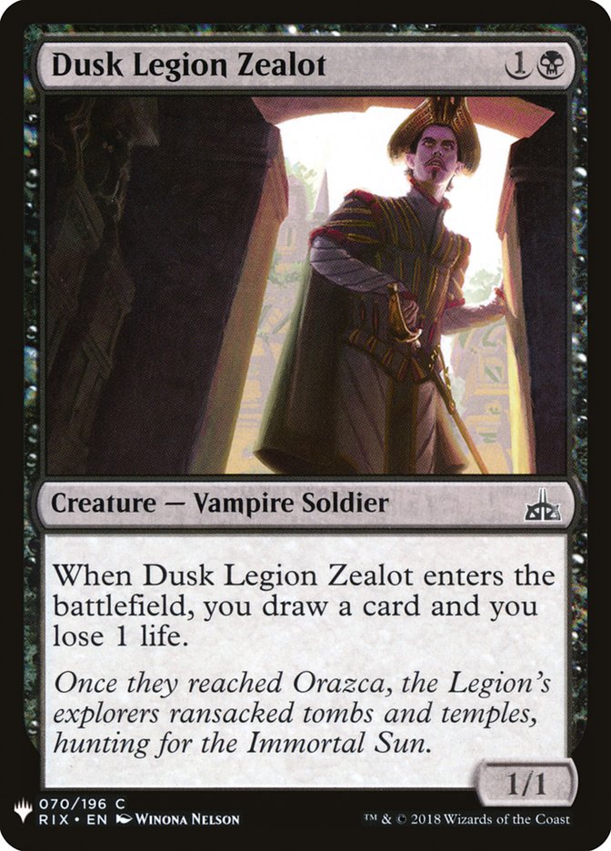 Dusk Legion Zealot [Mystery Booster] | Rook's Games and More