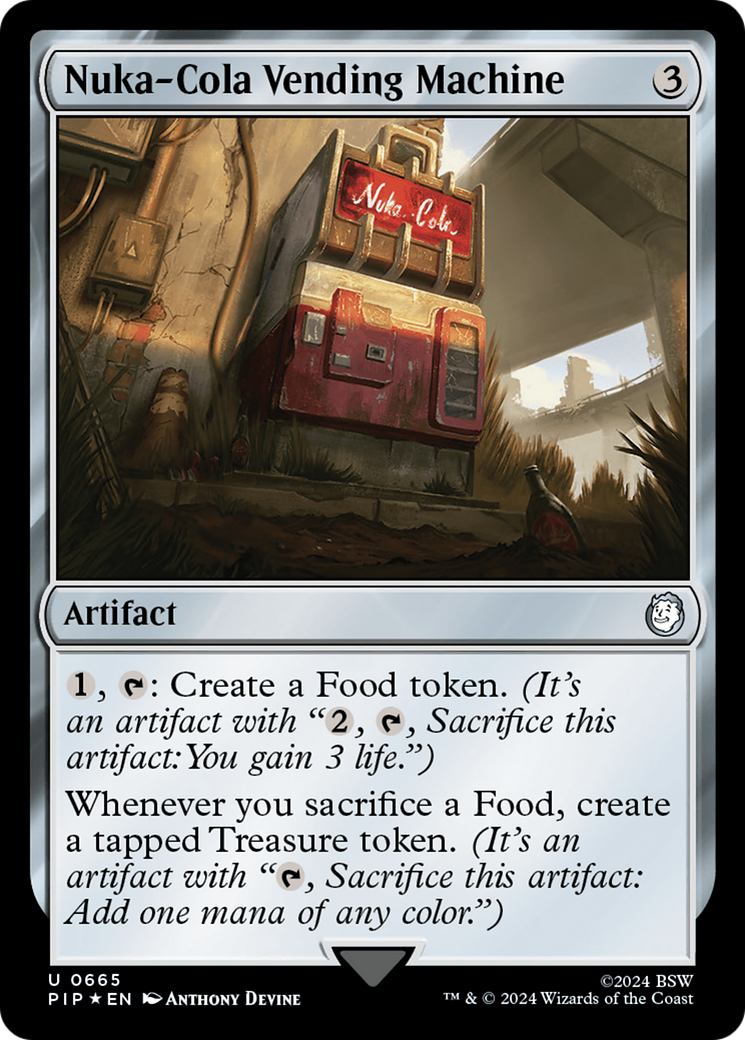Nuka-Cola Vending Machine (Surge Foil) [Fallout] | Rook's Games and More