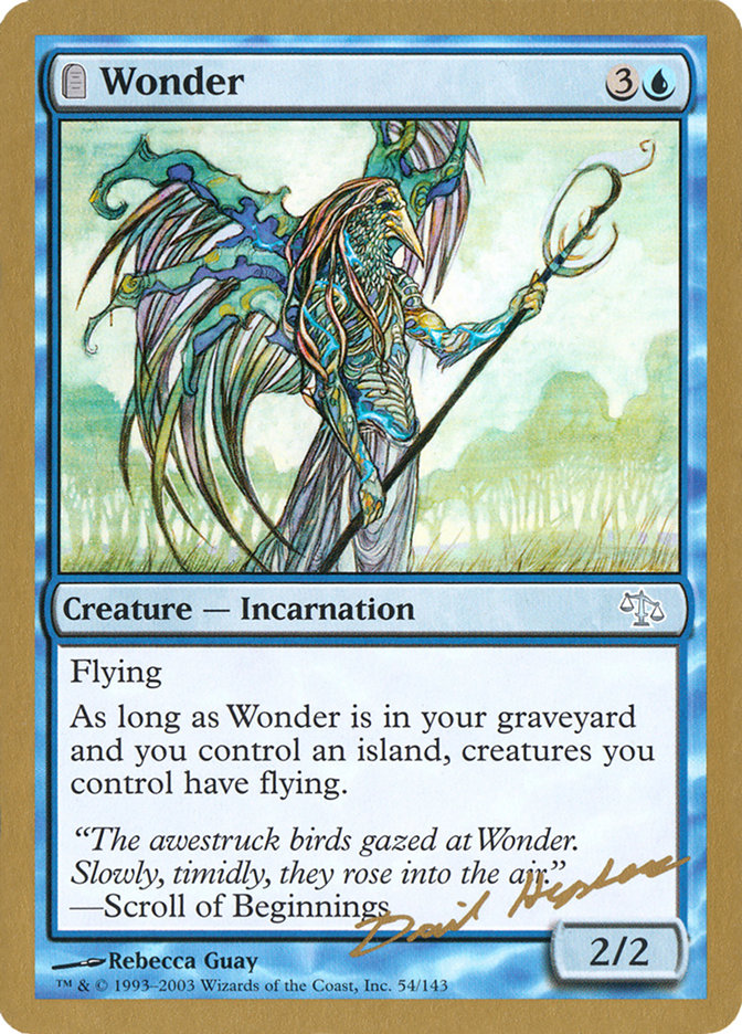 Wonder (Dave Humpherys) [World Championship Decks 2003] | Rook's Games and More