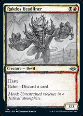 Rakdos Headliner (Sketch) [Modern Horizons 2] | Rook's Games and More