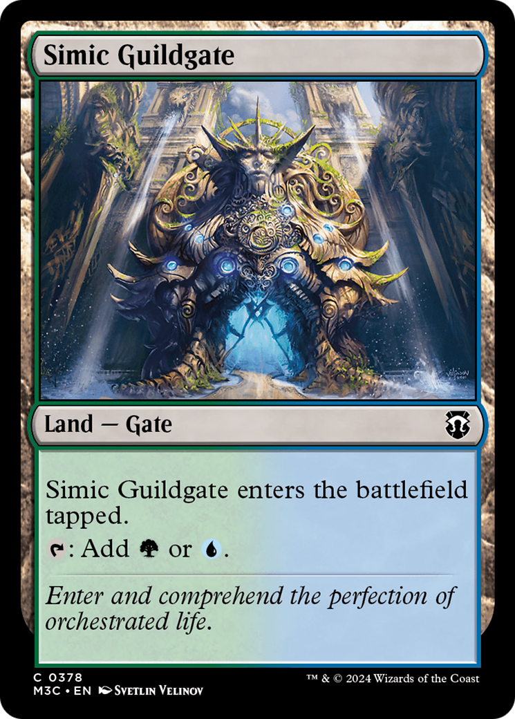 Simic Guildgate (Ripple Foil) [Modern Horizons 3 Commander] | Rook's Games and More