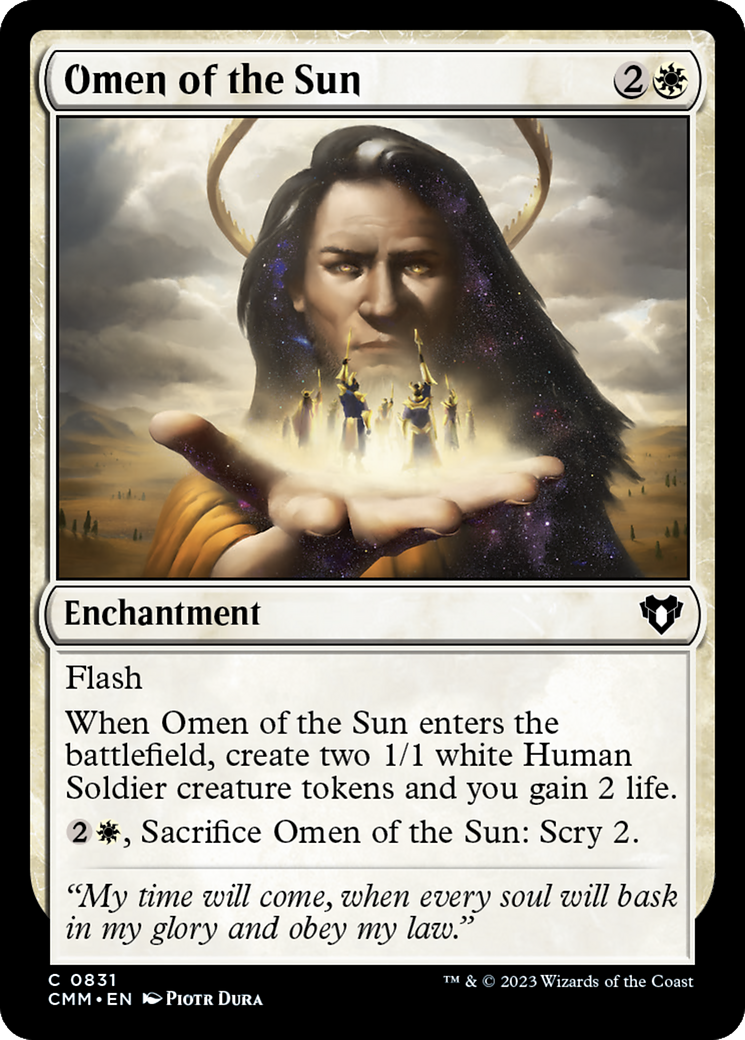 Omen of the Sun [Commander Masters] | Rook's Games and More