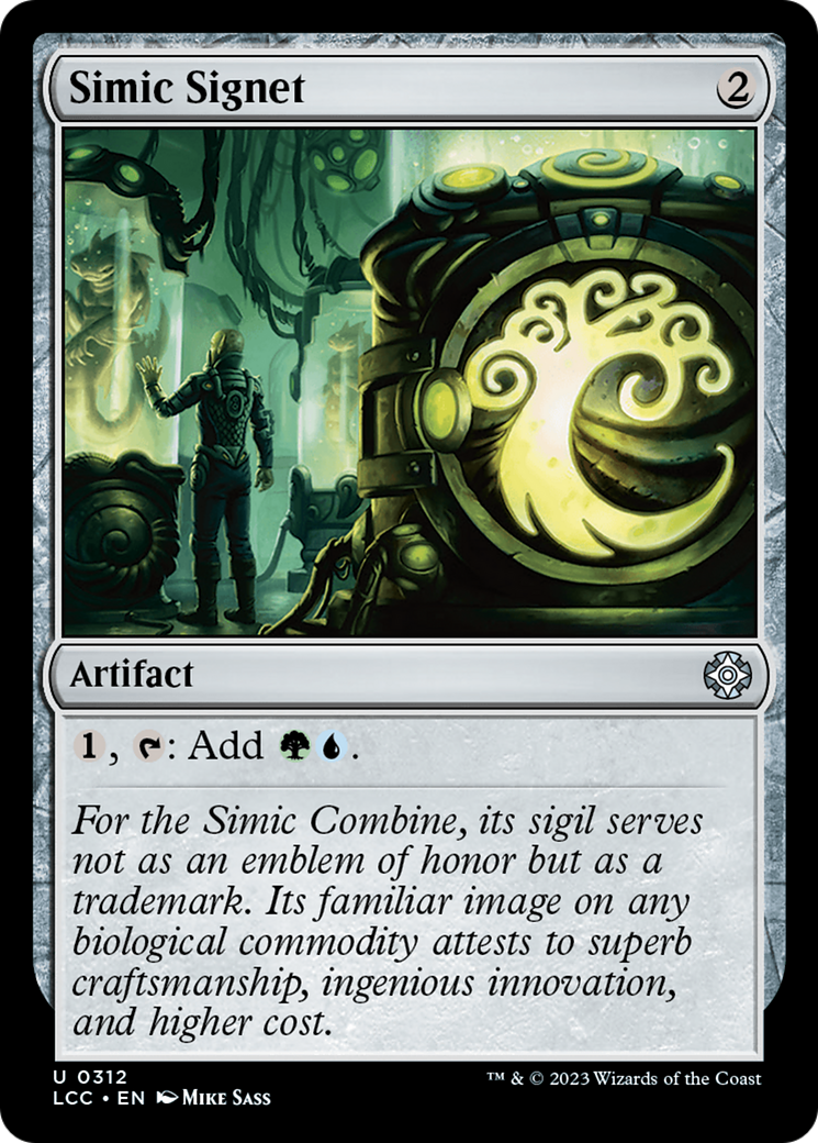 Simic Signet [The Lost Caverns of Ixalan Commander] | Rook's Games and More