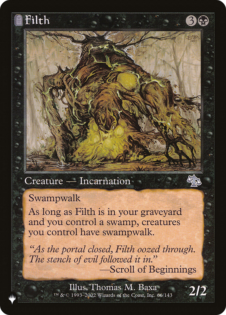 Filth [The List Reprints] | Rook's Games and More