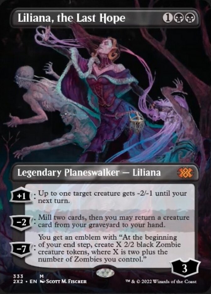 Liliana, the Last Hope (Borderless) [Double Masters 2022] | Rook's Games and More