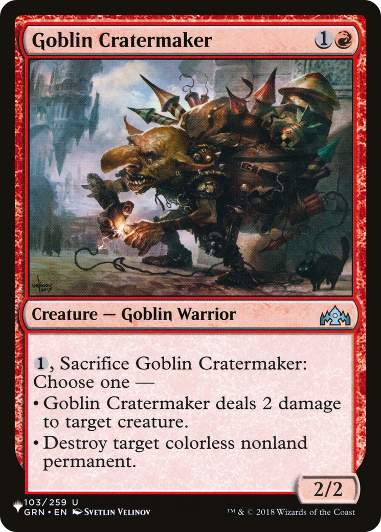 Goblin Cratermaker [The List Reprints] | Rook's Games and More