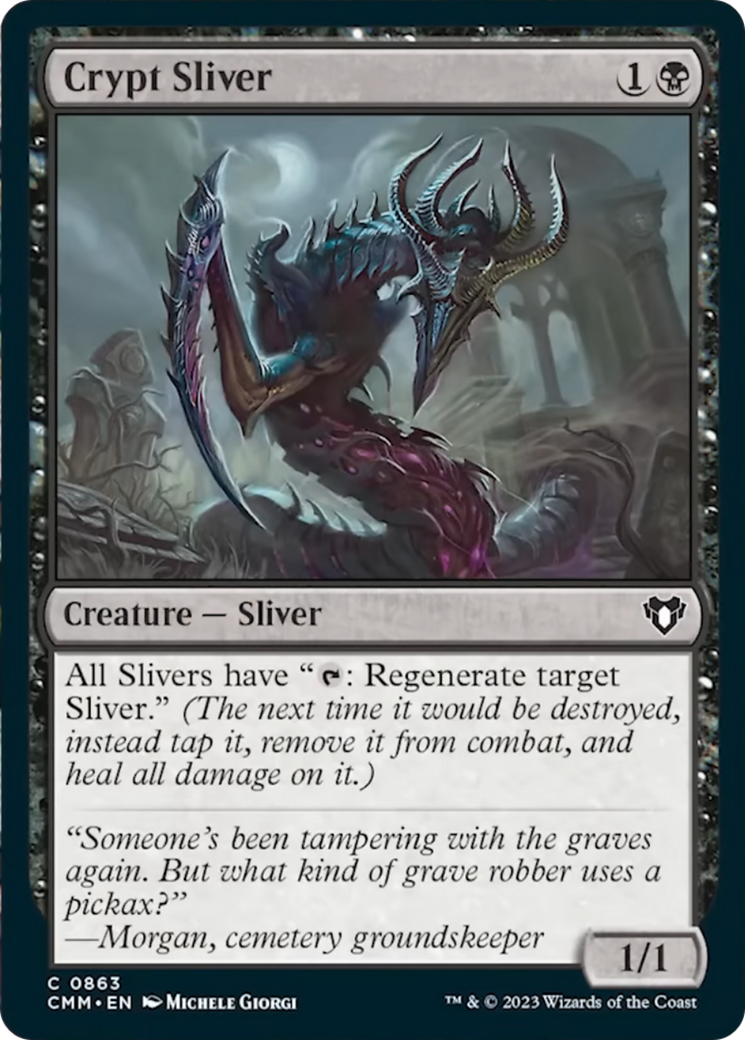 Crypt Sliver [Commander Masters] | Rook's Games and More