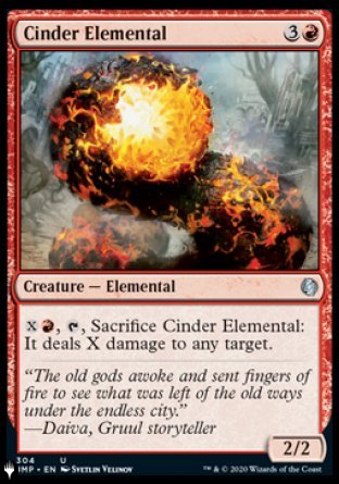 Cinder Elemental [The List] | Rook's Games and More