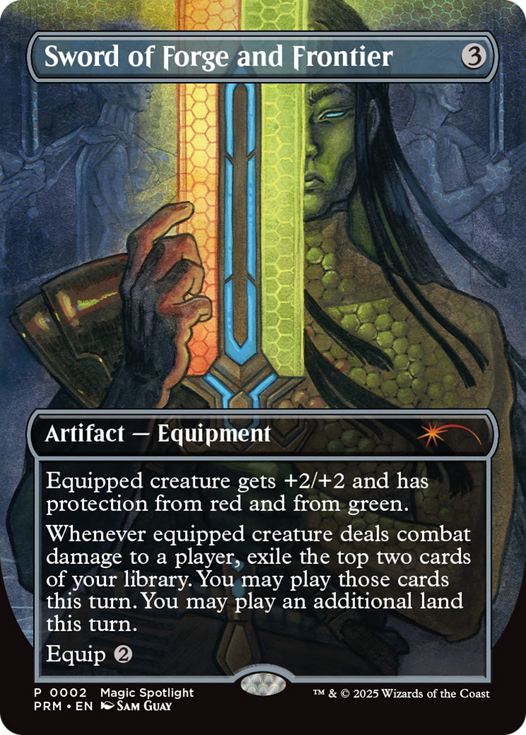 Sword of Forge and Frontier (Borderless) [Wizards Play Network 2025] | Rook's Games and More