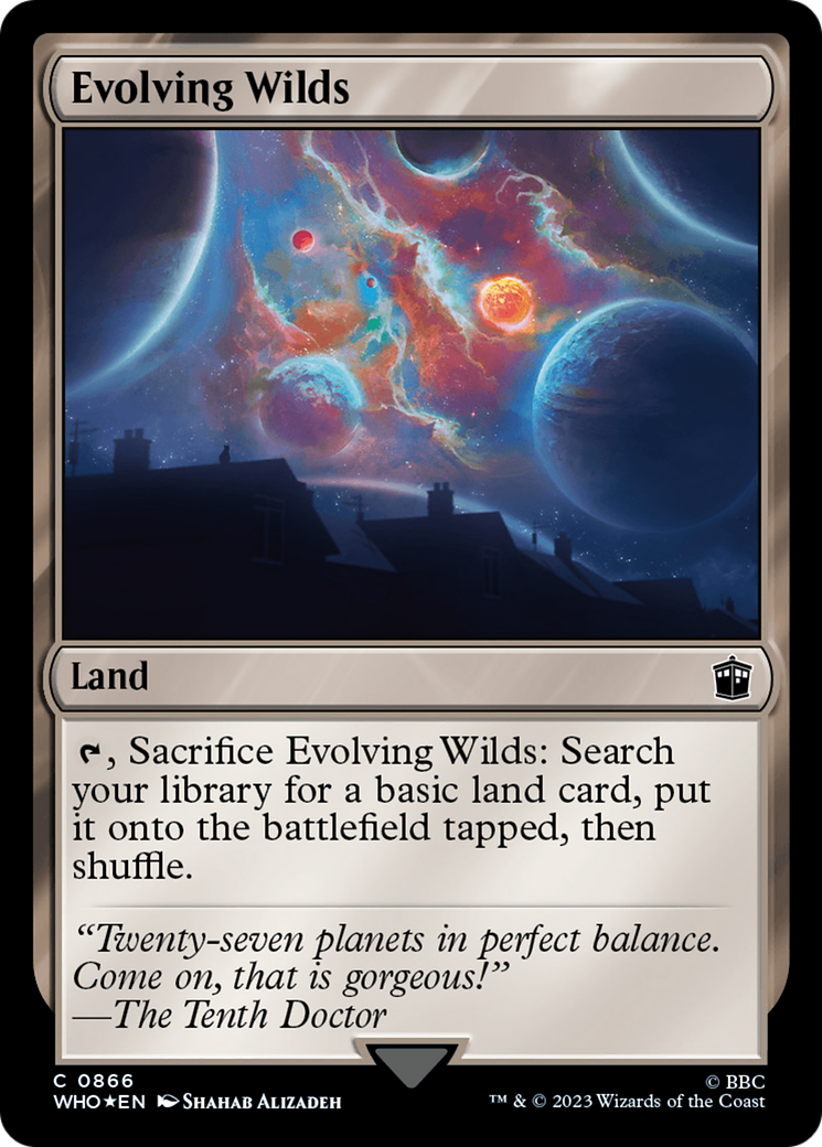Evolving Wilds (Surge Foil) [Doctor Who] | Rook's Games and More