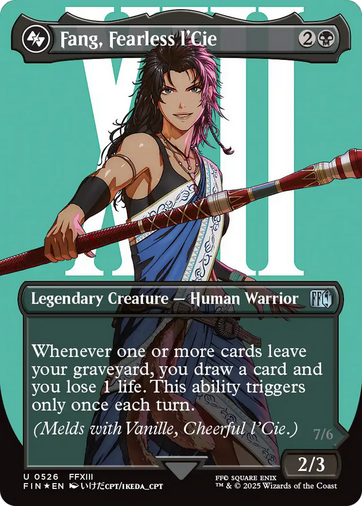 Fang, Fearless l'Cie (Borderless) (Surge Foil) [FINAL FANTASY] | Rook's Games and More