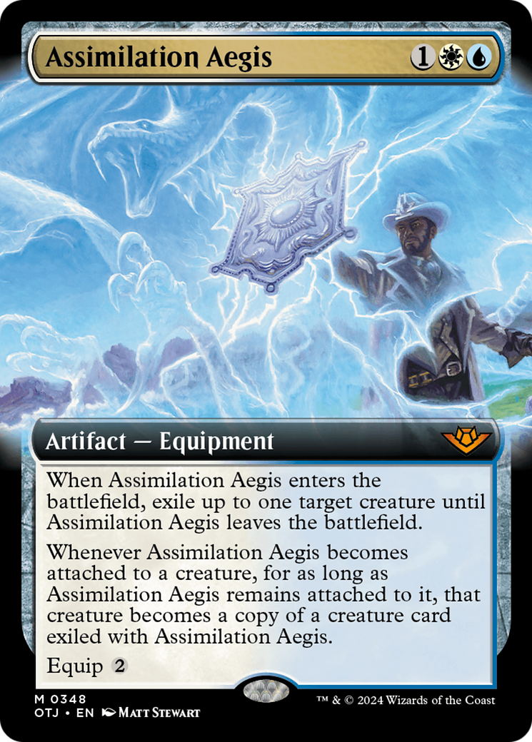 Assimilation Aegis (Extended Art) [Outlaws of Thunder Junction] | Rook's Games and More