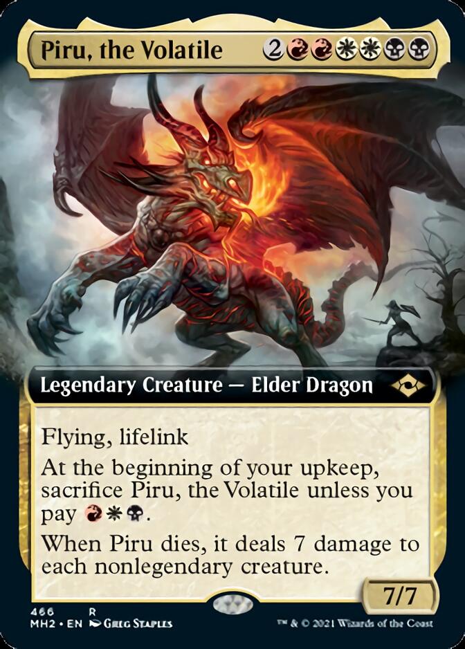 Piru, the Volatile (Extended Art) [Modern Horizons 2] | Rook's Games and More