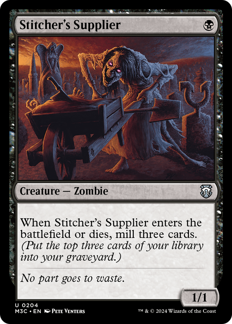 Stitcher's Supplier (Ripple Foil) [Modern Horizons 3 Commander] | Rook's Games and More