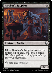 Stitcher's Supplier (Ripple Foil) [Modern Horizons 3 Commander]
