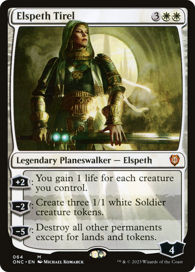 Elspeth Tirel [Phyrexia: All Will Be One Commander] | Rook's Games and More