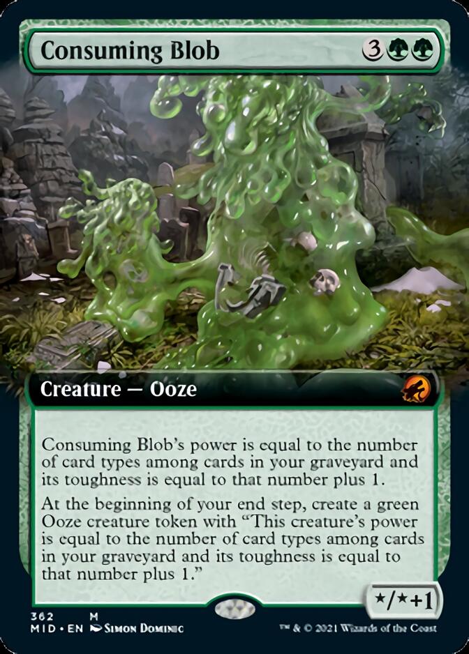 Consuming Blob (Extended Art) [Innistrad: Midnight Hunt] | Rook's Games and More