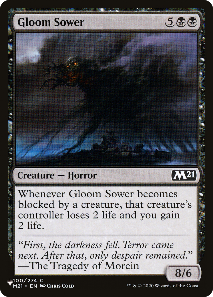 Gloom Sower [The List] | Rook's Games and More